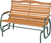 Seasonal Trends CG-44Z Double Glider Bench, 75-1/4 in W, 35-1/2 in D, 36-3/4 in H, 500 lb Seating, Steel Frame